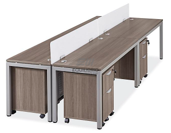 Workstation 4 Personas :: Muebles de Oficina: Equilibrio Modular